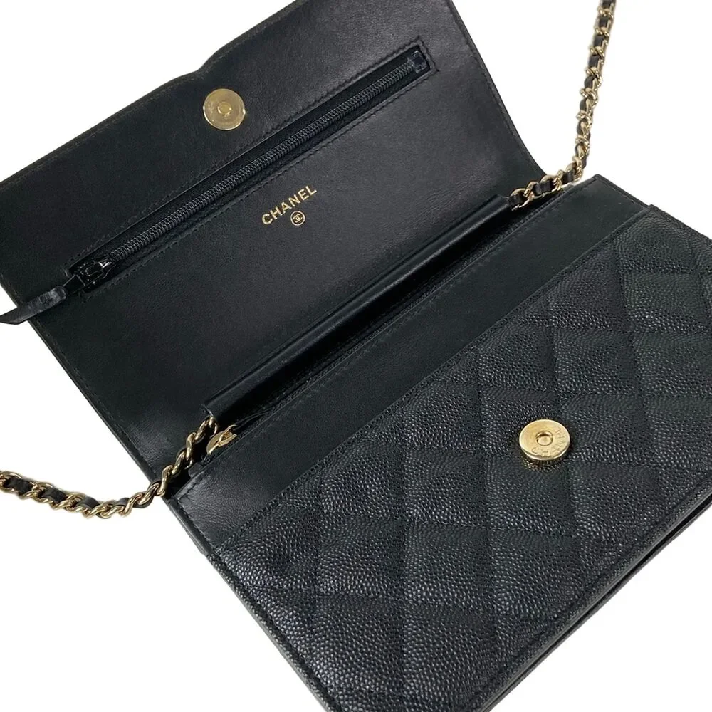 Chanel Matelass, CC Filigree Other Style Wallet A84451